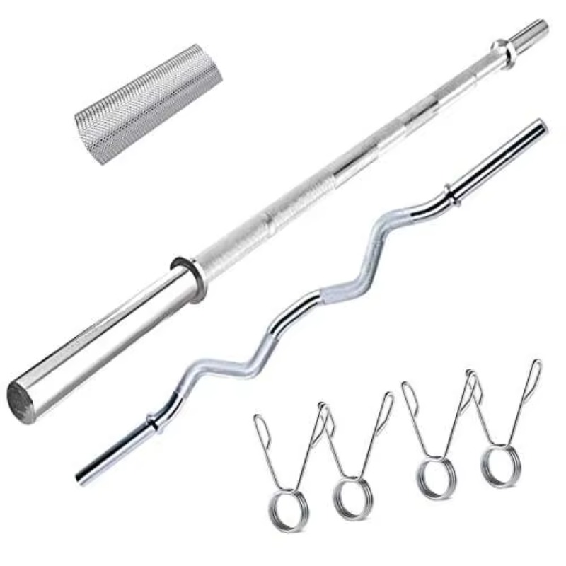 Barbell Curl Bar - บาร์เบลคุณภาพระดับมืออาชีพ 1.5 เมตร สำหรับยกน้ำหนัก แบบไฮเทค