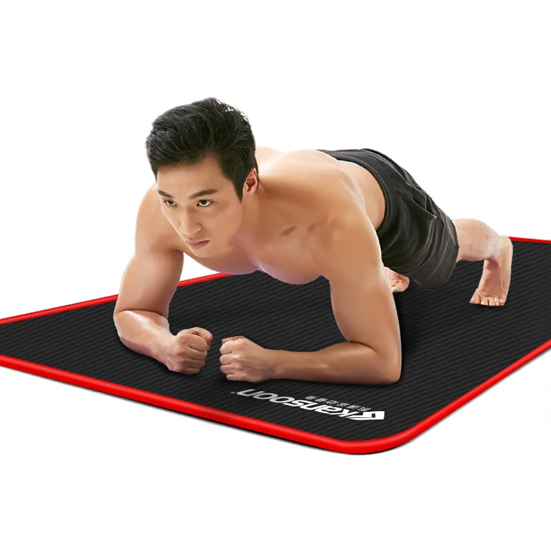 Gymnastics Mat Thick - เสื่อโยคะ 10 มม.หนาพิเศษ 1830*610 มม.NRB หมอนกันลื่นสําหรับผู้ชายผู้หญิงฟิตเนสรสจืดออกกําลังกายแผ่นเสื่อโยคะพิลาทิส