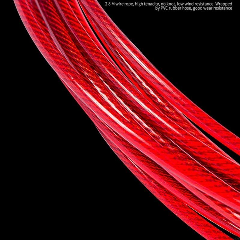 Jump Rope Bearing - Nonslip Handle เชือกกระโดดแบบ Telescopic เชือกออกกำลังกายแบบปรับได้ 360