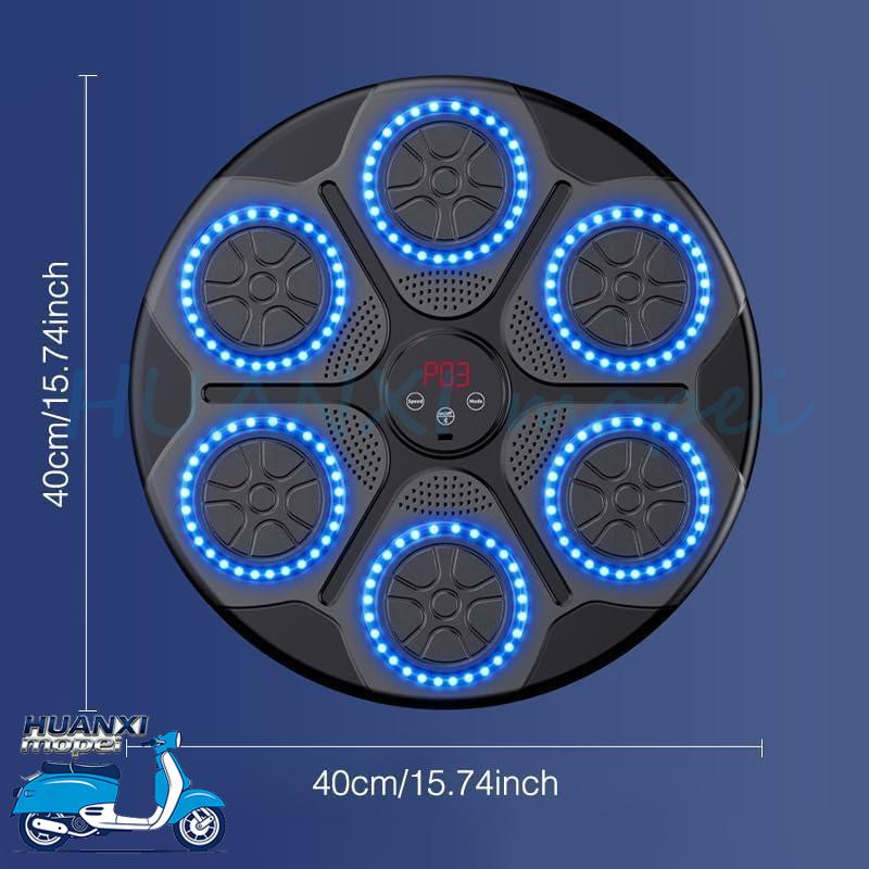 Home Gym On Wall - เครื่องชกมวยอัจฉริยะรุ่นอัปเกรดสำหรับผู้ใหญ่และเด็ก พร้อมจอ LED และบลูทูธอัจฉริยะ ติดผนังได้ ใช้ได้ที่บ้าน
