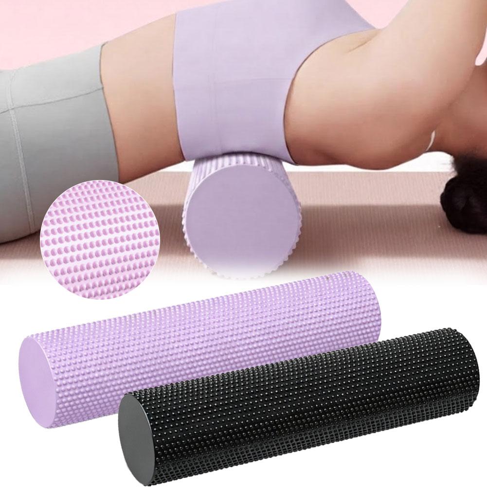 Foam Roller High Density - ลูกกลิ้งโฟมโยคะ EVA ความหนาแน่นสูง 45 ซม. สำหรับฟิตเนส