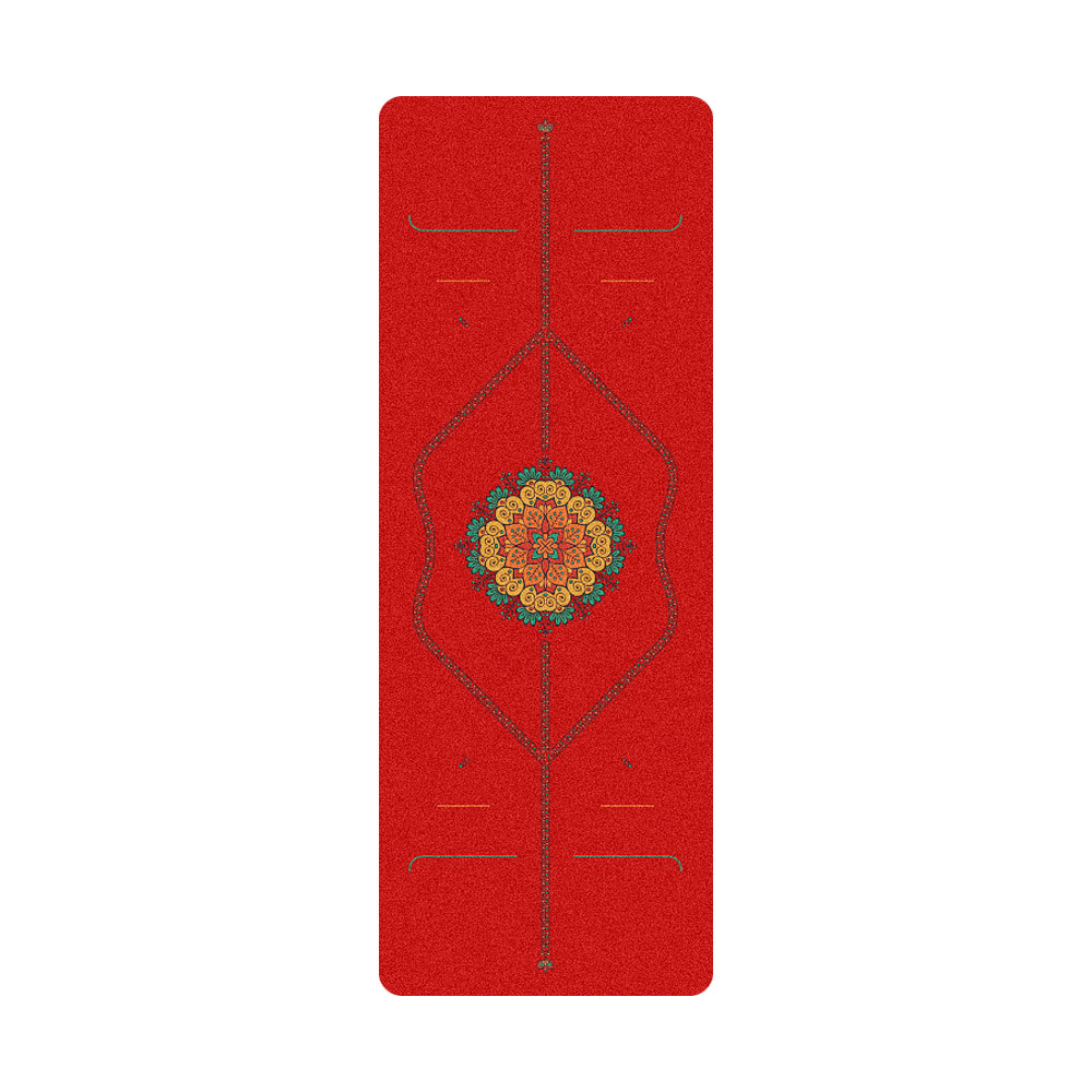 Gymnastics Mat Thick - ZEN Rhyme เสื่อโยคะยางธรรมชาติ PU ฝ้าดูดซับเหงื่อออกกำลังกายในบ้านออกกำลังกายยิมออกกำลังกายยิมนาสติก