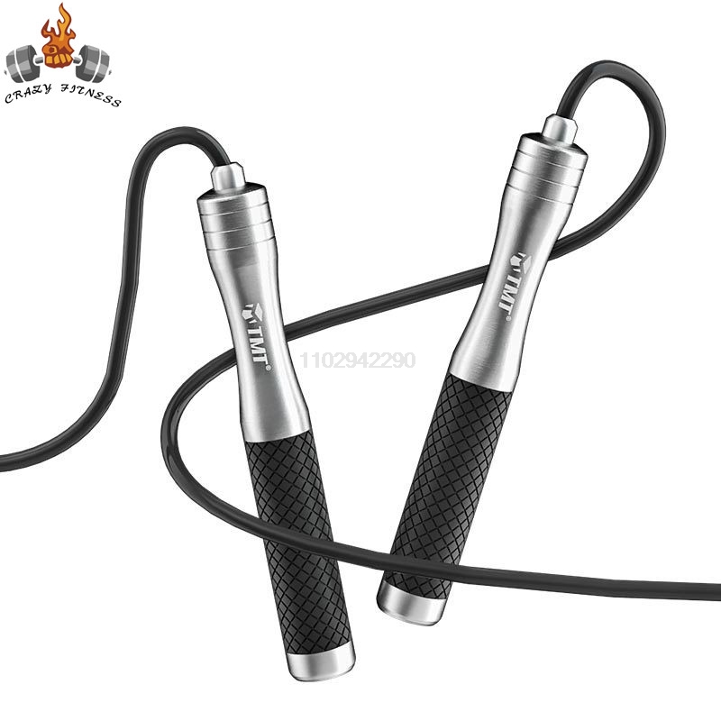 Jump Rope Bearing - เชือกกระโดดความเร็วไม่ใช่น้ําหนักแบริ่งข้าม Professional FAT Burning Fitness ลดน้ําหนักการออกกําลังกายนักเรียนผู้ใหญ่เชือกลวด