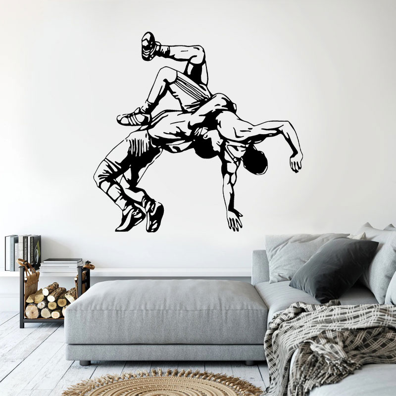 มวยปล้ําโยนสติ๊กเกอร์ติดผนังไว - Home Gym On Wall บทวิจารณ์และราคา
