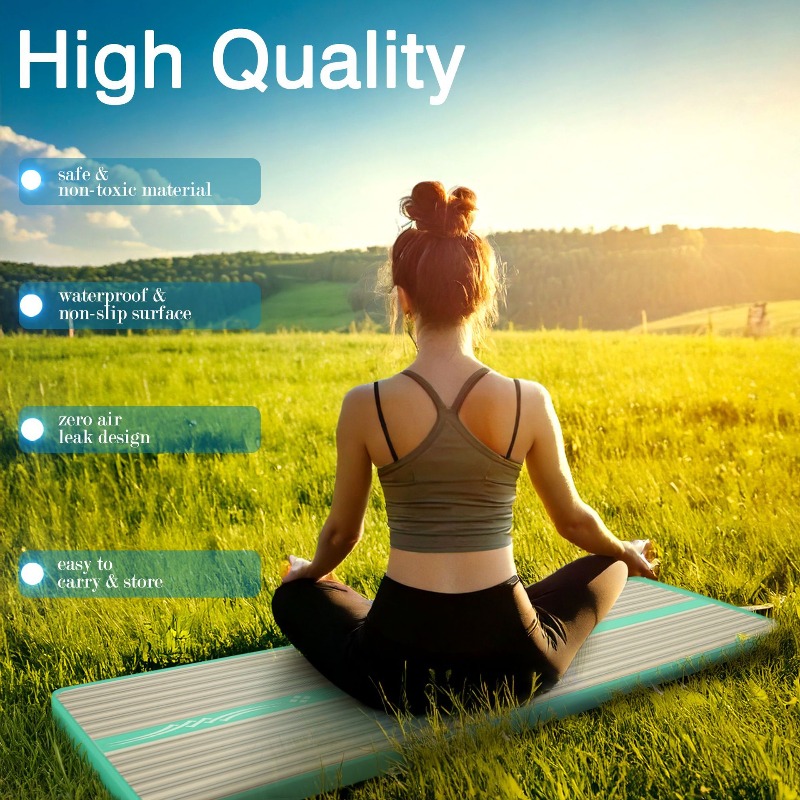 แผ่นรองยิมนาสติกแบบพองลมหนาพิเ - Gymnastics Mat Thick บทวิจารณ์และราคา