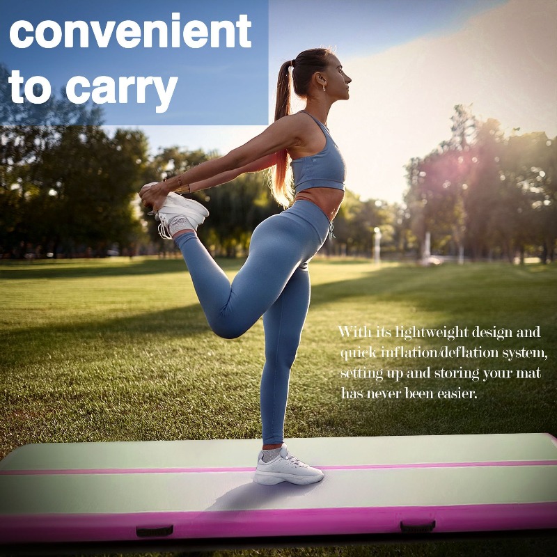 แผ่นรองยิมนาสติกแบบพองลมหนาพิเ - Gymnastics Mat Thick บทวิจารณ์และราคา