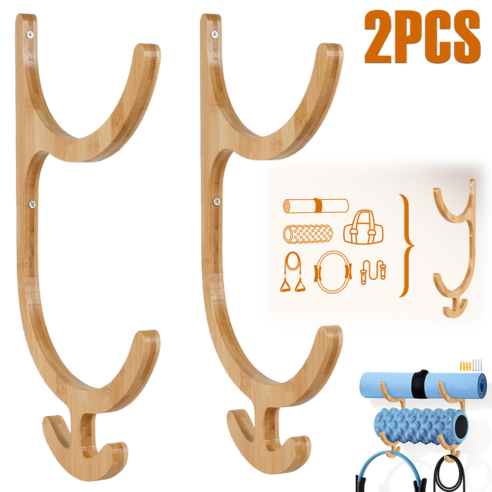 ที่แขวนเสื่อโยคะติดผนัง 2 ชิ้น - Home Gym On Wall บทวิจารณ์และราคา