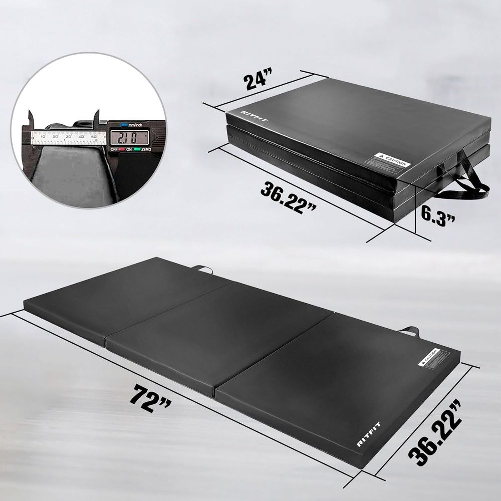 แผ่นรองออกกำลังกายแบบหนาพิเศษ  - Gymnastics Mat Thick บทวิจารณ์และราคา