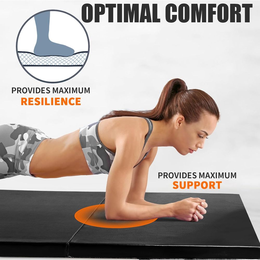 แผ่นรองออกกำลังกายแบบหนาพิเศษ  - Gymnastics Mat Thick บทวิจารณ์และราคา