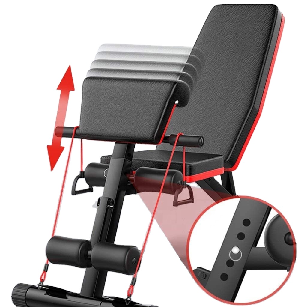 ชุดเก้าอี้ยกน้ำหนักแบบพับได้ปร - Home Gym Set บทวิจารณ์และราคา