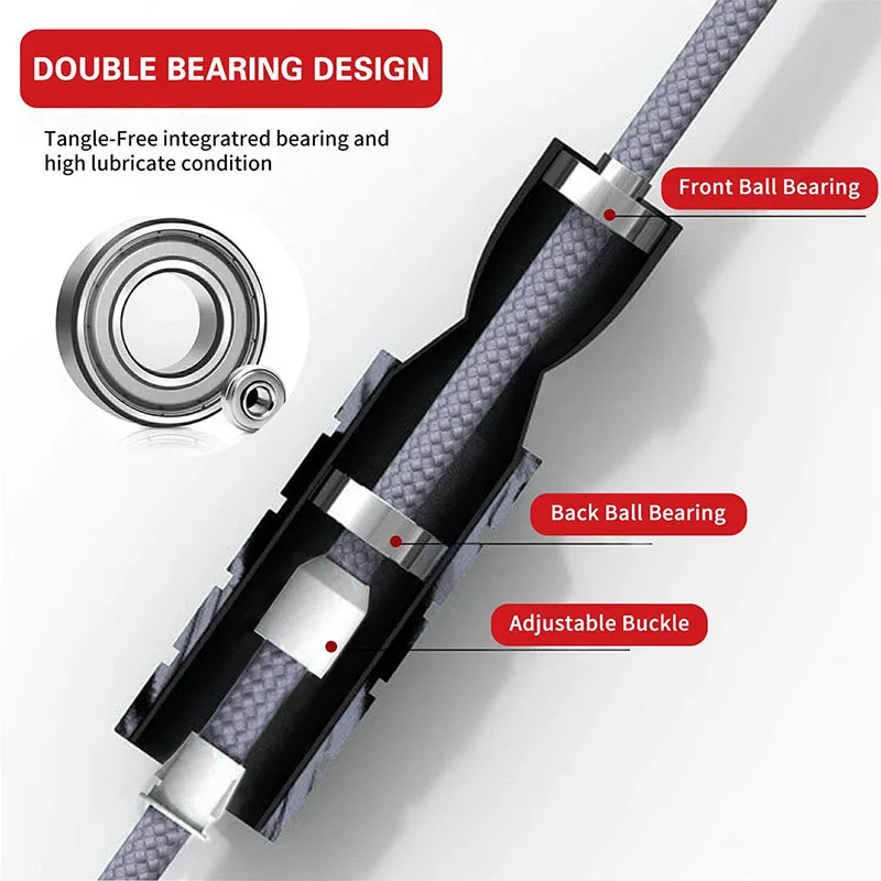 เชือกกระโดดแบบเบาพิเศษ แข็งแรง - Jump Rope Bearing บทวิจารณ์และราคา