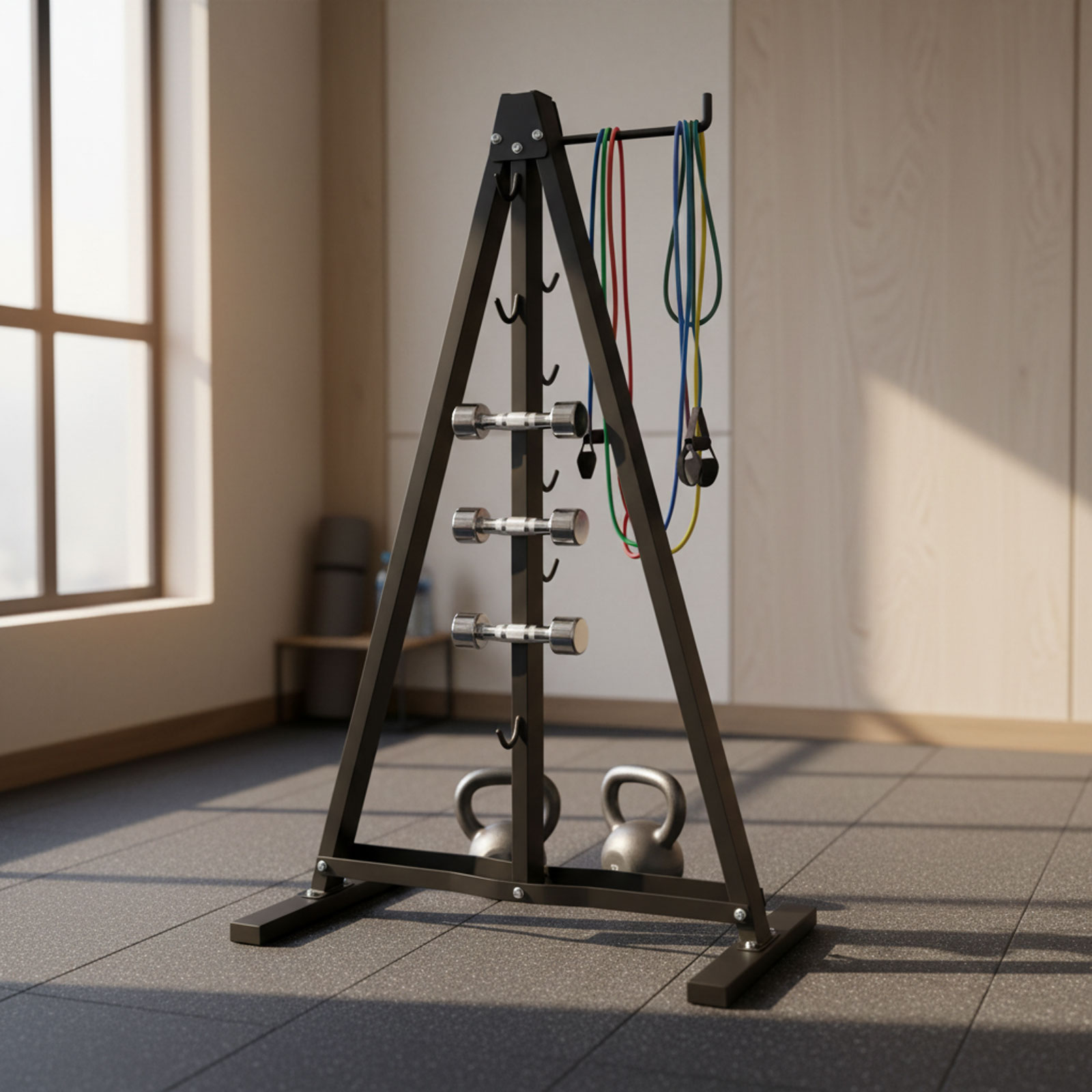 ที่แขวนอุปกรณ์ออกกำลังกายแบบ L - Home Gym On Wall บทวิจารณ์และราคา