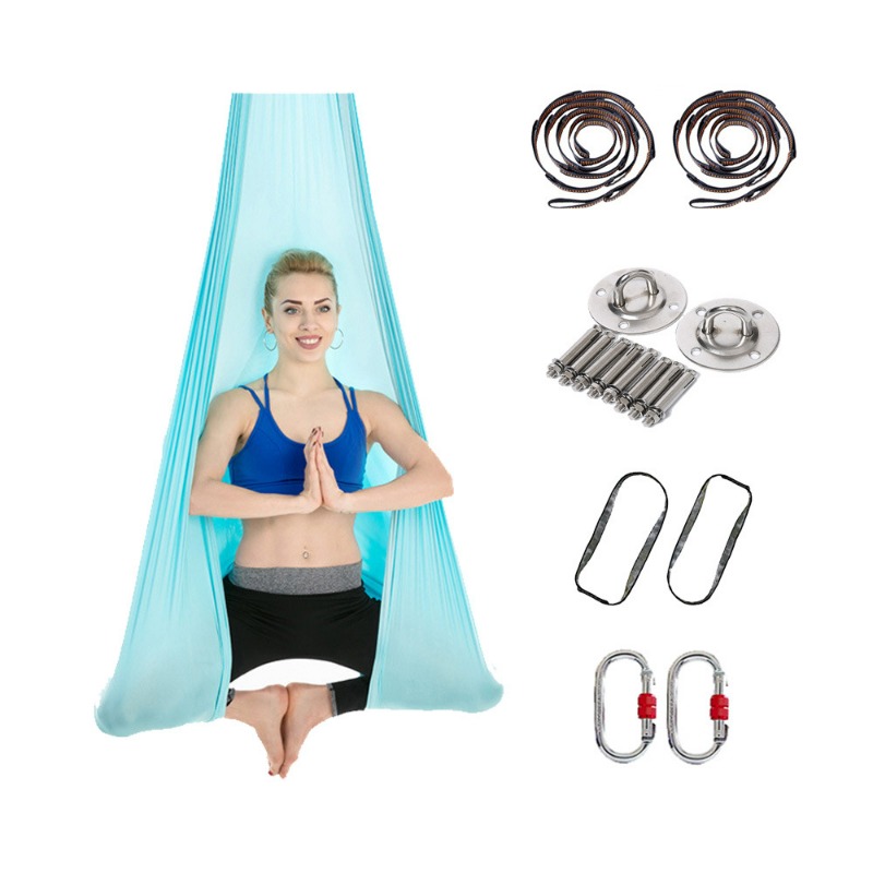 ชุดเปลญวนโยคะแบบยืดได้ 5 x 2.8 - Home Gym Set บทวิจารณ์และราคา