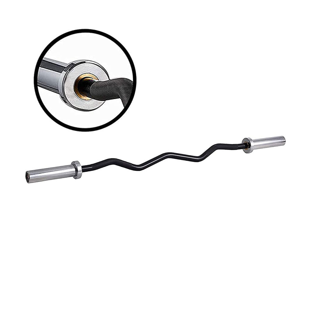 บาร์เบลแบบไร้รอยต่อพร้อมด้ามจั - Barbell Curl Bar บทวิจารณ์และราคา