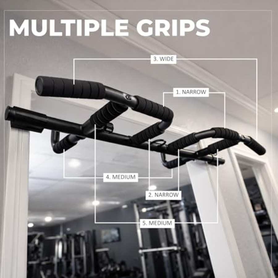ชุดบาร์โหนติดประตูพร้อมสายรัดแ - Home Gym Set บทวิจารณ์และราคา