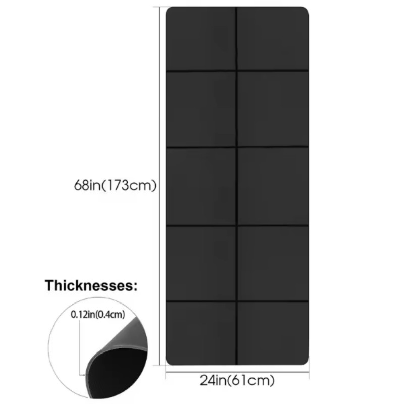 เสื่อโยคะกันลื่นสำหรับกีฬาและฟ - Gymnastics Mat Thick บทวิจารณ์และราคา