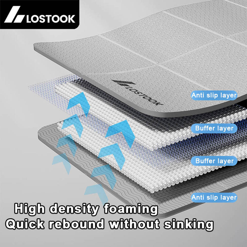 หนา 4 มม.TPE เสื่อโยคะพับได้ 1 - Gymnastics Mat Thick บทวิจารณ์และราคา