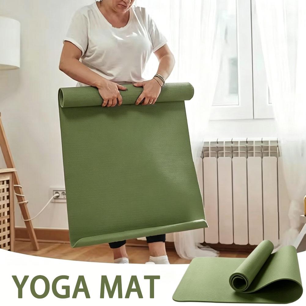 1/2 ชิ้นเสื่อโยคะหนา เสื่อโยคะ - Gymnastics Mat Thick บทวิจารณ์และราคา