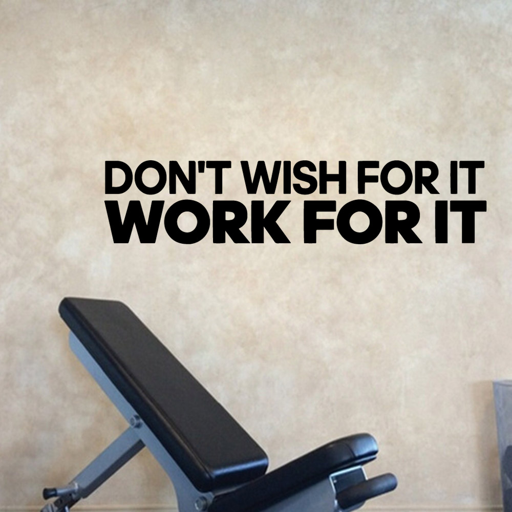 Drop Shipping GYM Wall Art Dec - Home Gym On Wall บทวิจารณ์และราคา