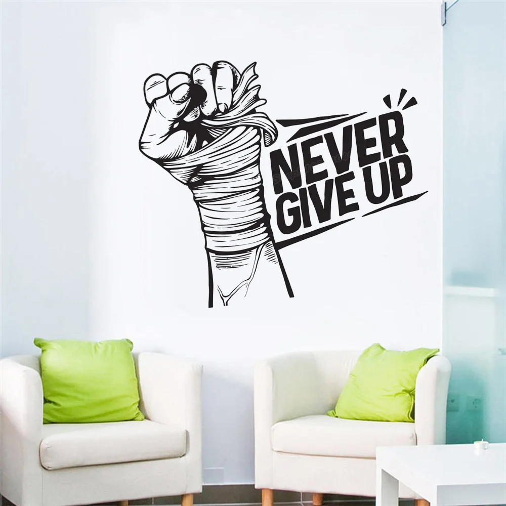 Nunca desista decalque de pare - Home Gym On Wall บทวิจารณ์และราคา