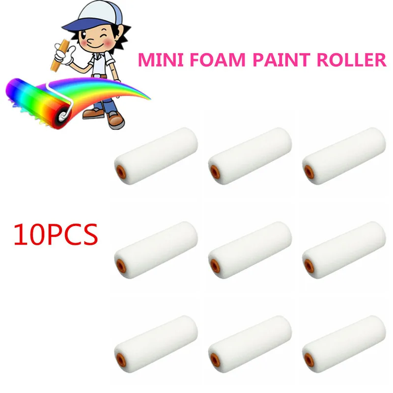 10ชิ้น100มิลลิเมตรขนาดเล็กสีขา - Foam Roller High Density บทวิจารณ์และราคา