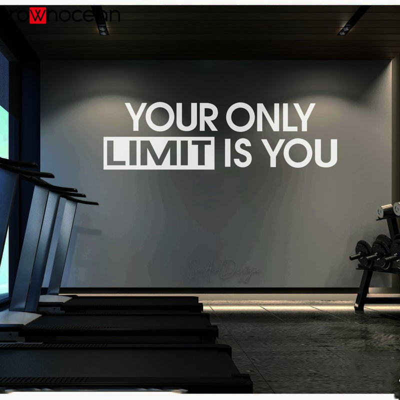 ของคุณเท่านั้นจำกัดคุณ-รูปลอกต - Home Gym On Wall บทวิจารณ์และราคา