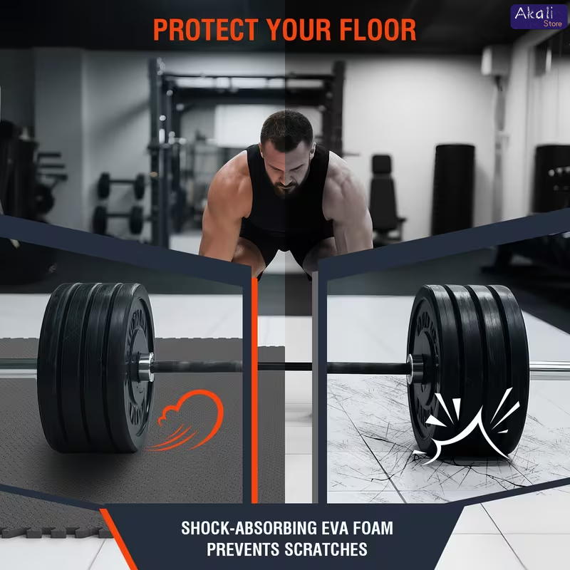 แผ่นรองพื้นออกกำลังกายแบบต่อกั - Gymnastics Mat Thick บทวิจารณ์และราคา