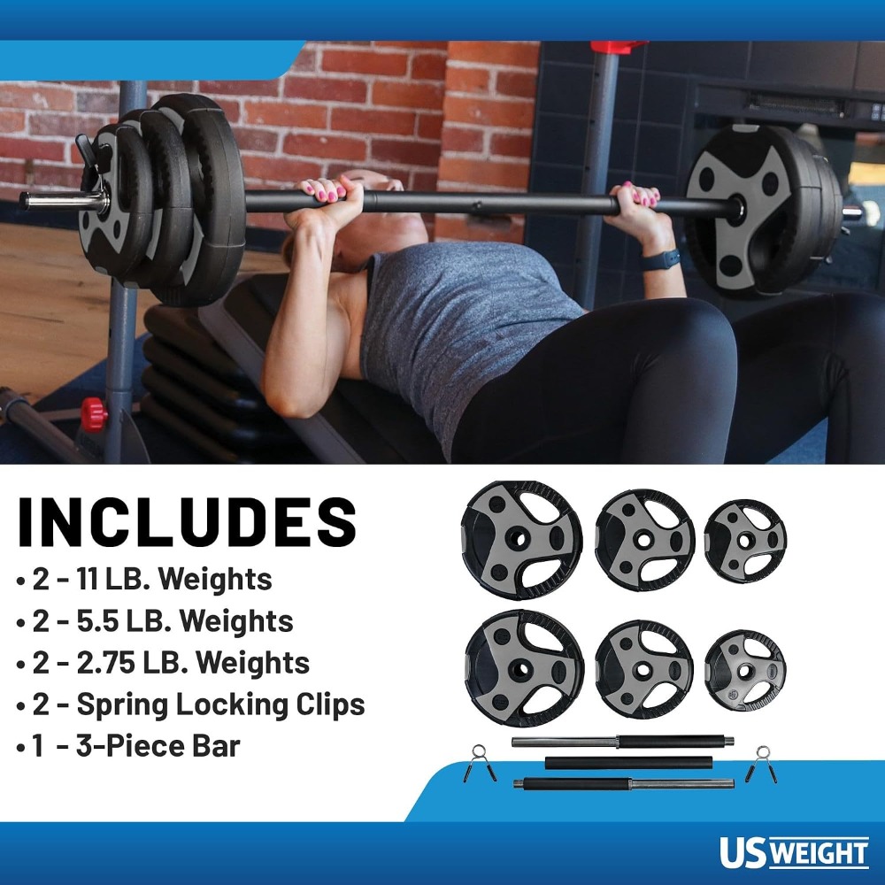 ชุดบาร์เบลน้ำหนักที่สมบูรณ์แบบ - Home Gym Set บทวิจารณ์และราคา